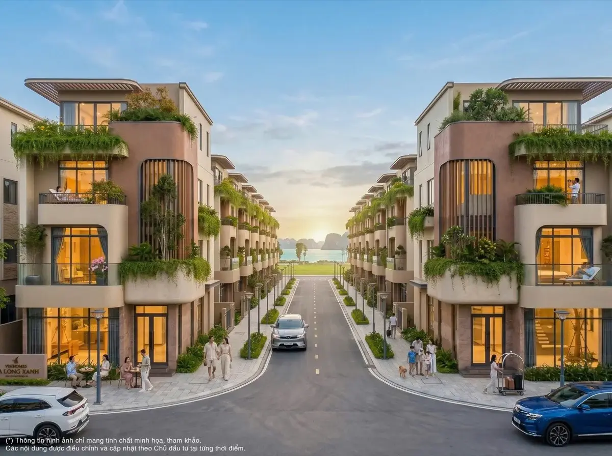 Song lập hiện đại nhiệt đới view biển Hạ Long — Vinhomes Hạ Long Xanh Khu Bình Minh