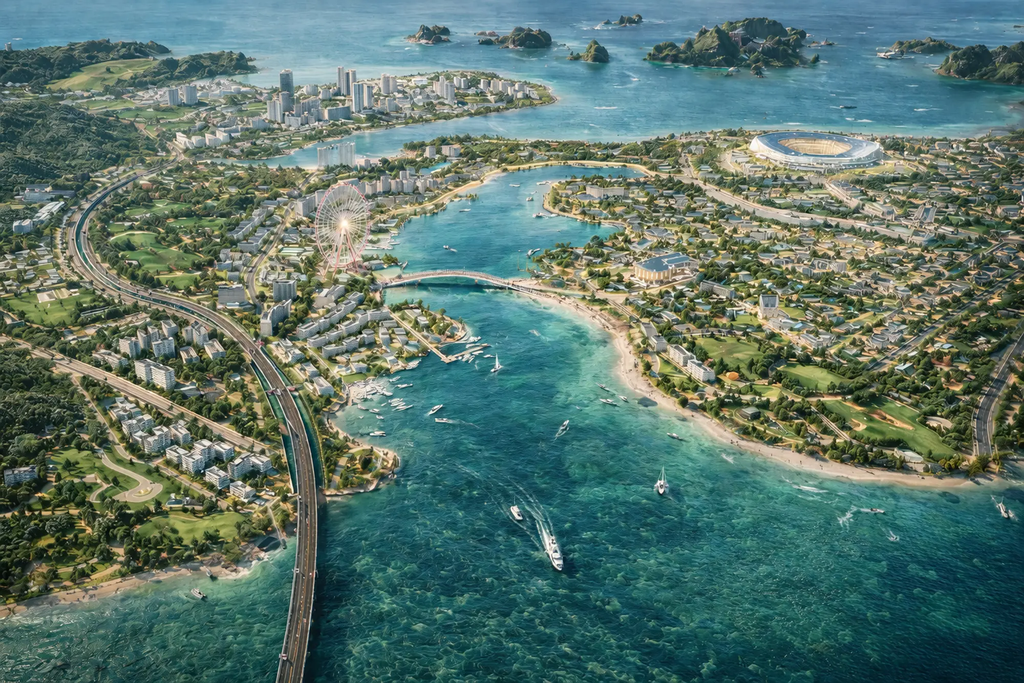 Biển Hồ Nhân Tạo 800ha - Tiện ích Hạ Long Xanh Quảng Ninh