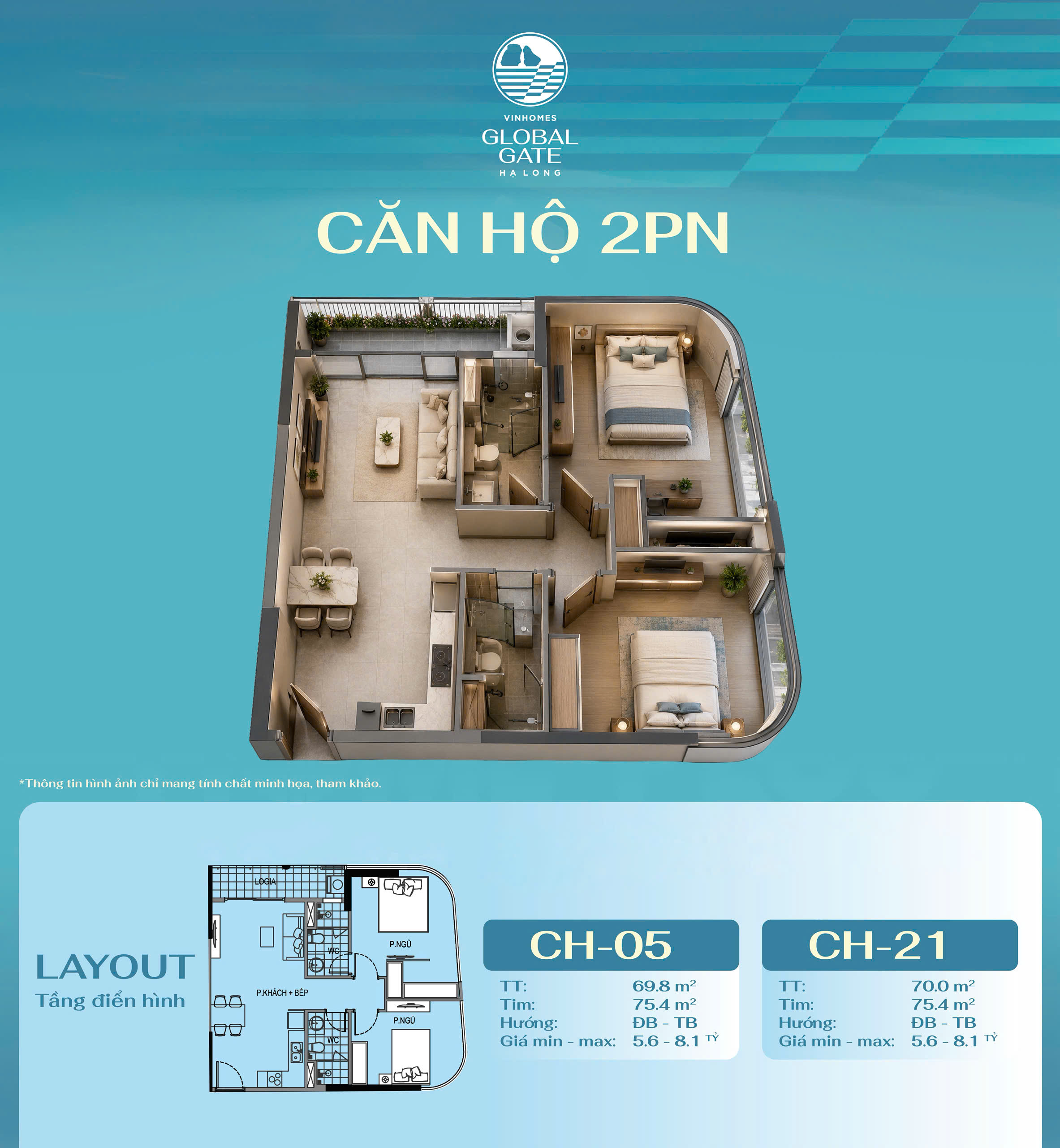 Căn hộ cao tầng Vinhomes Hạ Long